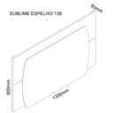 Ver imagem 6 de Aparador 138cm e Painel com Espelho LED Sublime Gelius Móveis