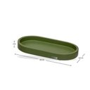 Ver imagem 2 de Bandeja Dia a Dia M 21,5x11,5cm Folhas Verdes Acqua Aroma
