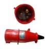 Plug Macho Industrial 2P+T 16A Vermelho - STECK (N3079) - 1
