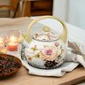 Chaleira Esmaltada Vintage 2,2l com Apito À Indução Flowers - 3