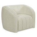 Ver mais imagens de Kit 2 Poltronas Decorativa para Sala 112cm Meris M22 Bouclê Cru - Mpozenato