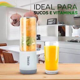 Mini Liquidificador Portátil Copo de Vidro 330ml Recarregável USB - 2