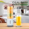 Mini Liquidificador Portátil Copo de Vidro 330ml Recarregável USB - 2