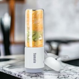 Mini Liquidificador Portátil Copo de Vidro 330ml Recarregável USB - 5