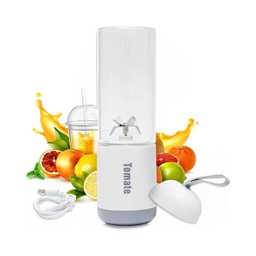 Mini Liquidificador Portátil Copo de Vidro 330ml Recarregável USB - 1