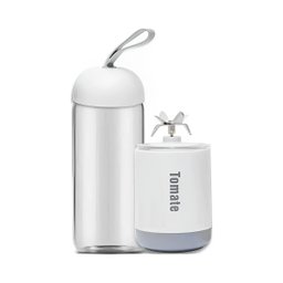 Mini Liquidificador Portátil Copo de Vidro 330ml Recarregável USB - 4