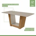 Ver mais imagens de Conjunto Mesa c/ Tampo 6 Cadeiras Naturale Apogeu Móveis Lopas