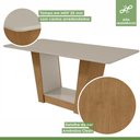 Ver imagem 7 de Conjunto Mesa c/ Tampo 6 Cadeiras Naturale Apogeu Móveis Lopas