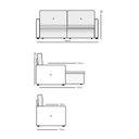 Ver imagem 3 de Sofá Retrátil e Reclinável 226cm 4 Lugares Glamour