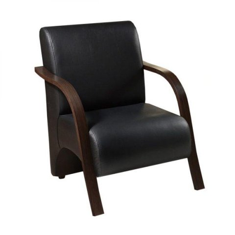 Kit 2 Poltronas Decorativas Preta Gigante Tecido Preto
