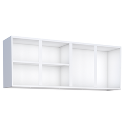 Armário Aéreo 4 Portas Antonina Cinza - 3