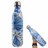 Garrafa Termica Estampada Flores Aço Inox 750Ml Squeeze Florida Agua Quente Gelada Academia Treino E - 1