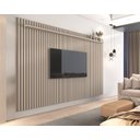 Ver imagem 2 de Painel Ripado para TV até 84 Polegadas MDF 230,5x183cm Versátil 1.8