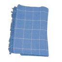 Ver imagem 1 de Manta Grande para Sofá e Cama Xadrez 2,40x1,80 Capa Protetora de Sofa 2 e 3 Lugares Gigante Azul