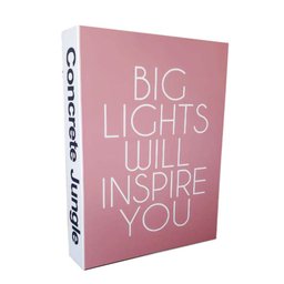 Caixa Livro Decorativa Porta Objeto Rosa 21x28x5cm - 1