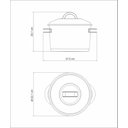 Ver imagem 7 de Caldeirão Tramontina Solar em Aço Inox Fundo Triplo com Tampa e Alças 20 Cm 4,6 L Tramontina