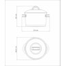 Caldeirão Tramontina Solar em Aço Inox Fundo Triplo com Tampa e Alças 20 Cm 4,6 L Tramontina - 7