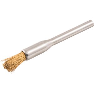 Escova pincel 4mm latão c/ haste p/ microrretífica Vonder