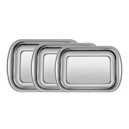 Jogo de Assadeiras Tramontina Cosmos em Aço Inox com 3 Peças Tramontina - 10