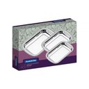 Ver imagem 4 de Jogo de Assadeiras Tramontina Cosmos em Aço Inox com 3 Peças Tramontina