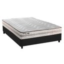 Ver imagem 1 de Cama Box Casal: Colchão Espuma D33 Paropas Pasquale Plus + Base CRC Suede Gray(138x188)