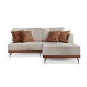 Ver imagem 2 de Sofá 2 e 3 Lugares Luxo Modulado Linho Bege Claro 1,80m Chaise Ld