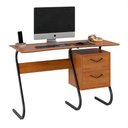 Ver imagem 6 de Escrivaninha Office 2 Gavetas Steel Freijó