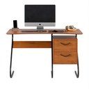 Ver imagem 2 de Escrivaninha Office 2 Gavetas Steel Freijó