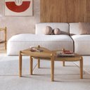 Ver imagem 4 de Mesa de Centro Orgânica Pé Madeira Complementos Marrom Hanover