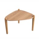Ver imagem 2 de Mesa de Centro Orgânica Pé Madeira Complementos Marrom Hanover