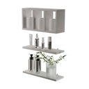 Ver imagem 3 de Kit Nichos Prateleiras Provença para Banheiro Decorativo Branco