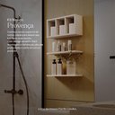 Ver imagem 4 de Kit Nichos Prateleiras Provença para Banheiro Decorativo Branco