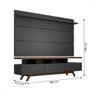 Rack com Painel para Tv até 72 Polegadas Armênia 3 Gavetas Black/freijó - Panorama Móveis - 5