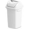 Lixeira Basculante 30 Litros Branca Plasvale - 1