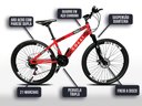 Ver imagem 5 de Bicicleta Colli Mônaco Aro 26 Disco 21 V Rapid Fire Cor Vermelho Tamanho do Quadro 13,5 Vermelho