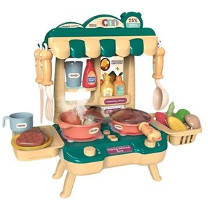 Mini Cozinha Casa Encantada C/ 34 Peças Verde - Zippy Toys