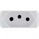 Ver imagem 1 de Kit 12 Modulo para Tomada 2p+t Tramontina Aria 10a 250v