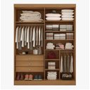 Ver imagem 3 de Guarda Roupa da Vinci 4 Portas Cinamomo/off - D Doro