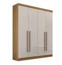 Ver imagem 1 de Guarda Roupa da Vinci 4 Portas Cinamomo/off - D Doro