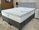 Ver imagem 1 de Cama Box Isofort Luxo C/ Pillow Top Cinza - King ( 193 X 203 )-