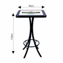 Ver imagem 2 de Mesa Bistrô Personalizado - Preto