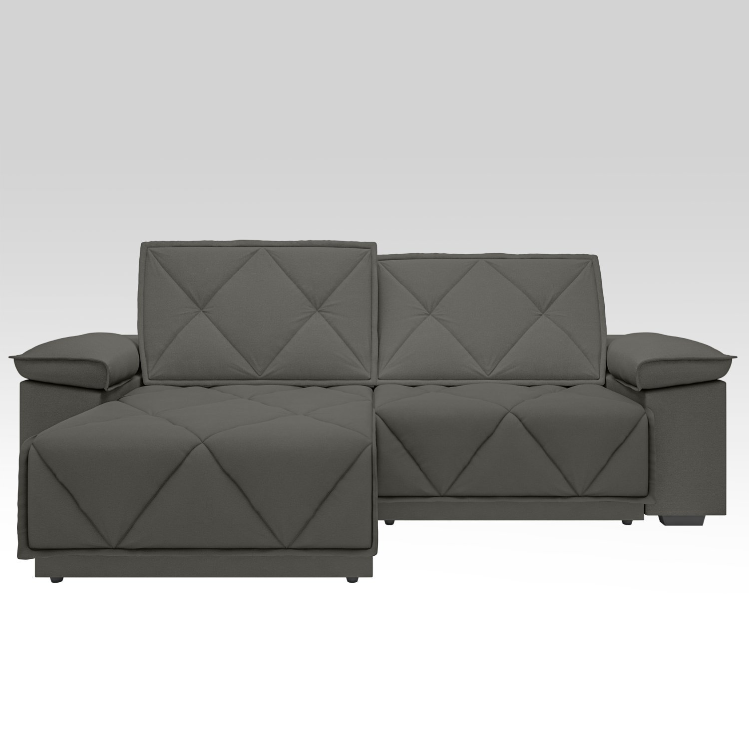 Sofá Retrátil e Reclinável 200cm Velosuede Tamisa Yescasa | MadeiraMadeira