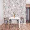 Papel de Parede Adesivo Marmorizado Cinza Rosé Sala 15m - 10