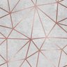 Papel de Parede Adesivo Marmorizado Cinza Rosé Sala 15m - 1