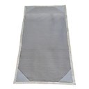 Ver imagem 2 de Tapete de Couro Bovino Cinza e Branco 2,00 X 2,50 M