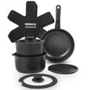 Ver imagem 2 de Jogo de Panelas Fit 10pçs Ceramic Life Cabo Remov-prt Brinox