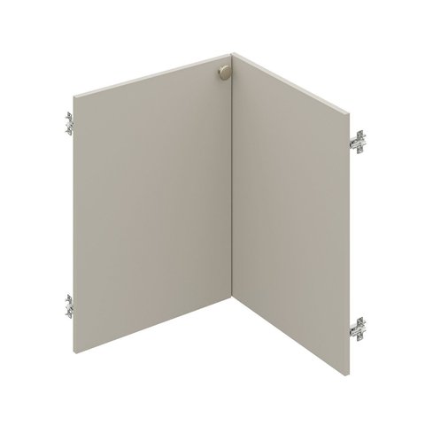 Kit Porta Módulo Canto Reto 60cm Frame Yescasa