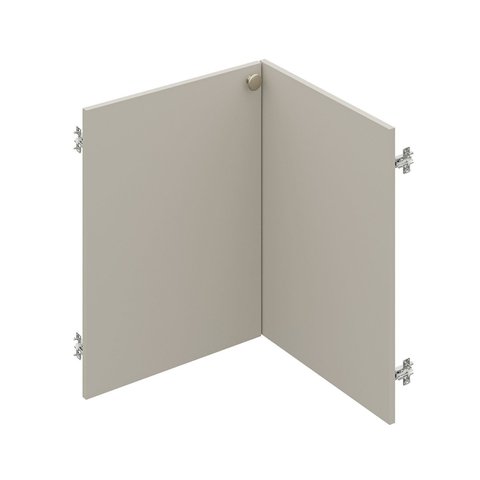 Kit Porta Módulo Canto Reto 60cm Frame Yescasa