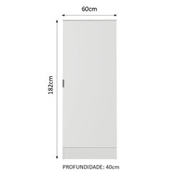 Sapateira Madesa Isis 1 Porta - Branco - 4