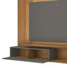 Painel para Tv 65 Pol com Bancada Suspensa Ana B02 Naturalle/titanium - Mpozenato - 6